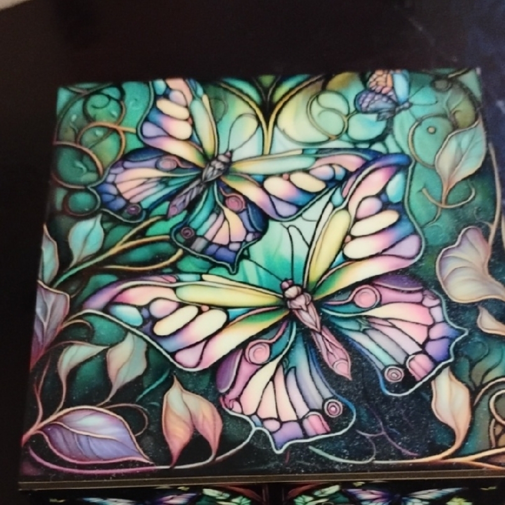 Butterfly Jewelry Stash Box